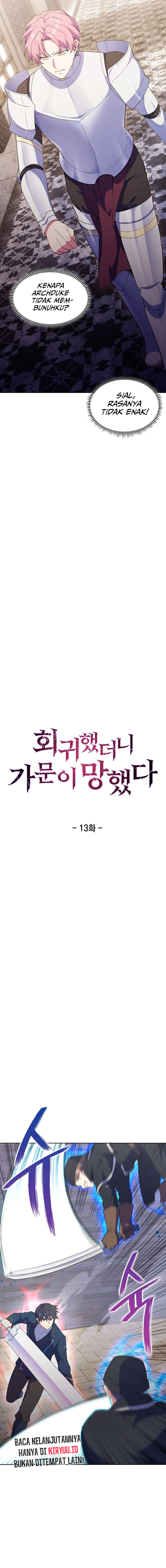 I Regressed to My Ruined Family Chapter 13 Gambar 3