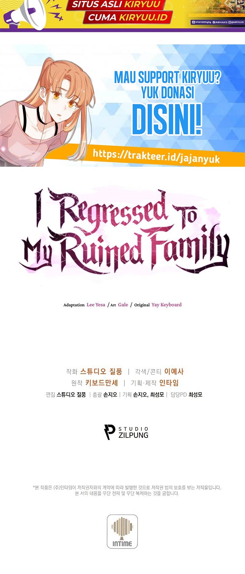 I Regressed to My Ruined Family Chapter 27 Gambar 36