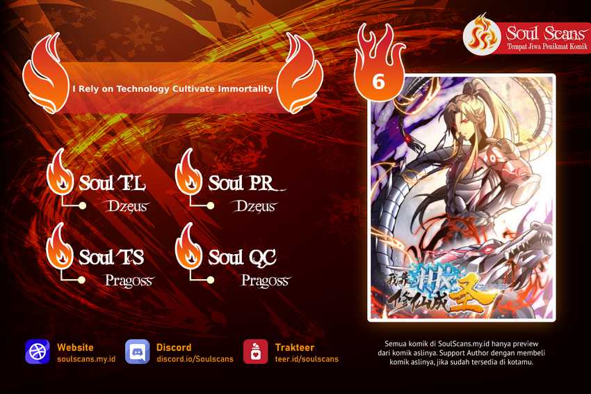 I Rely on Technology to Cultivate Immortality Chapter 06 Gambar 2