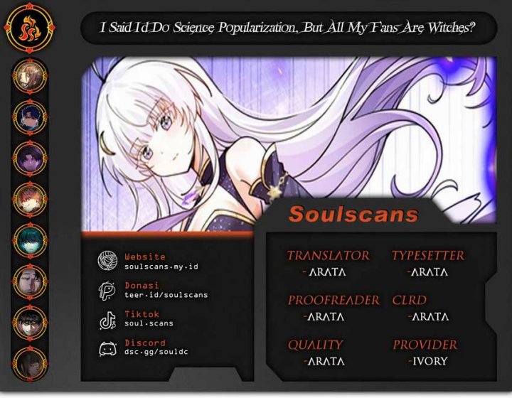 I Said l’d Do Science Popularization, But All My Fans Are Witches? Chapter 07 Gambar 1