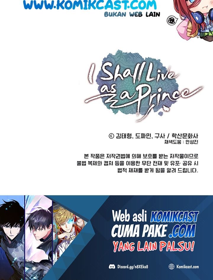 I Shall Live as a Prince Chapter 50 Gambar 29