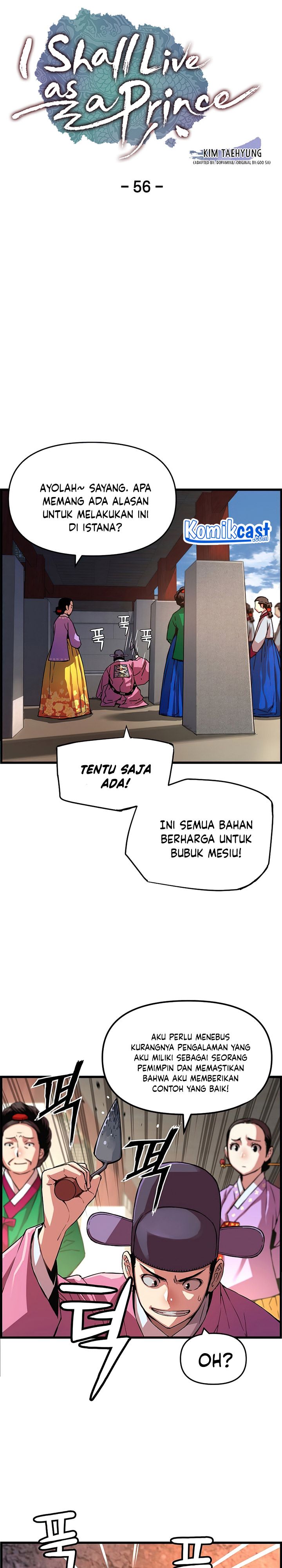I Shall Live as a Prince Chapter 56 Gambar 3