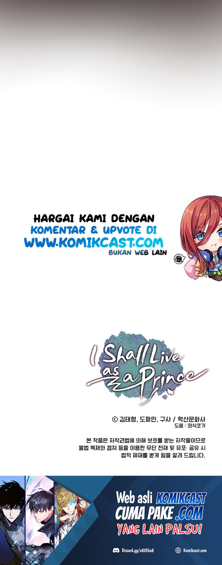 I Shall Live as a Prince Chapter 57 Gambar 31