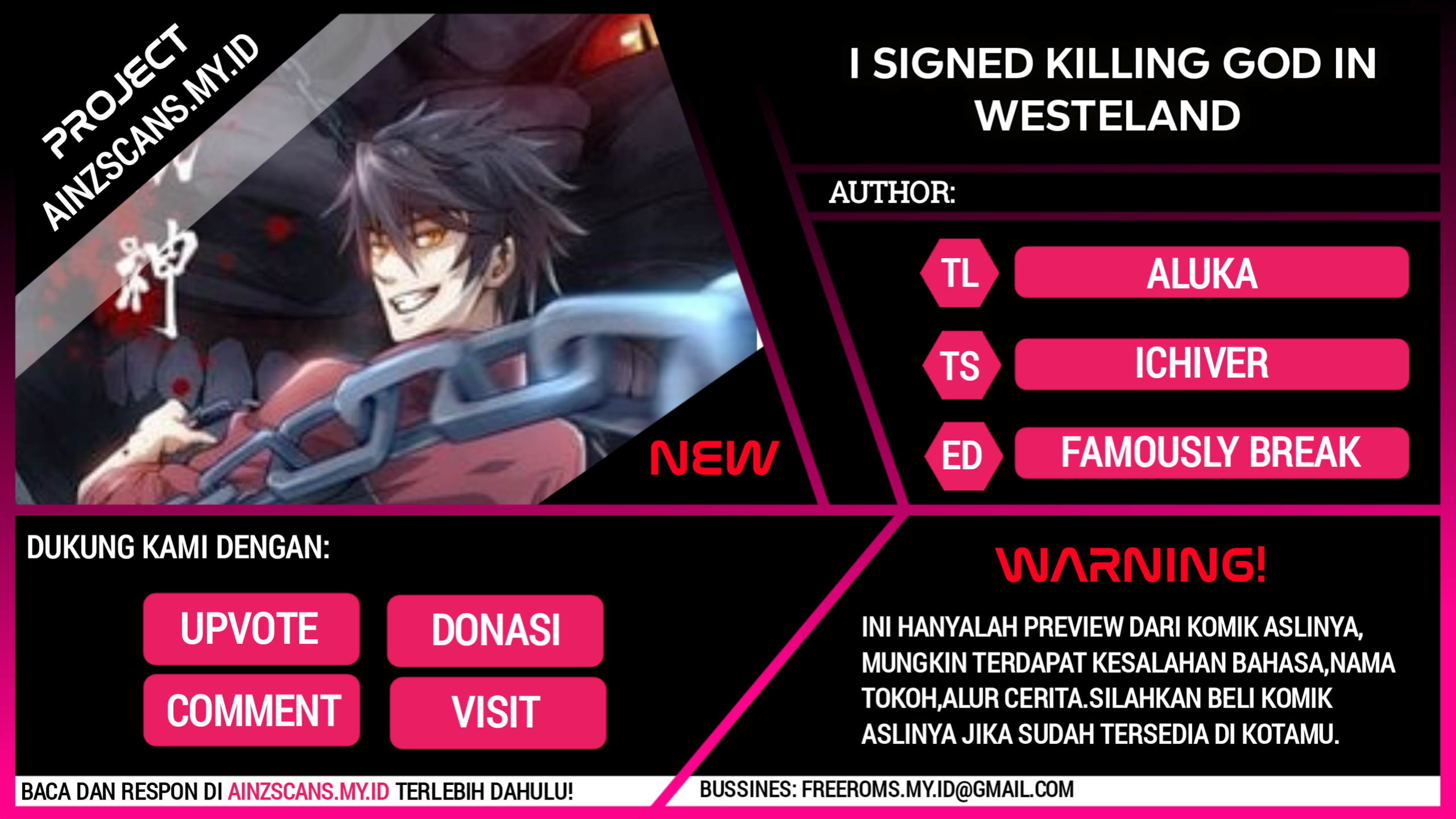 I signed Killing God in the Wasteland Chapter 06 Gambar 1