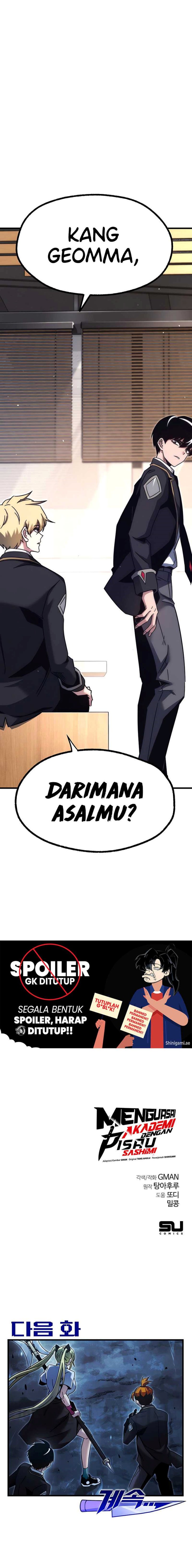 I Took over The Academy With a Single Sashimi Knife Chapter 16 Gambar 18