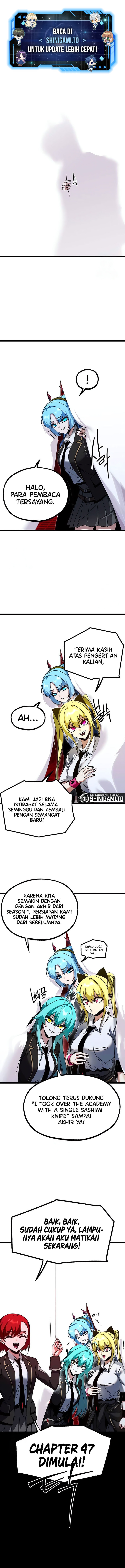 I Took over The Academy With a Single Sashimi Knife Chapter 47 Gambar 1