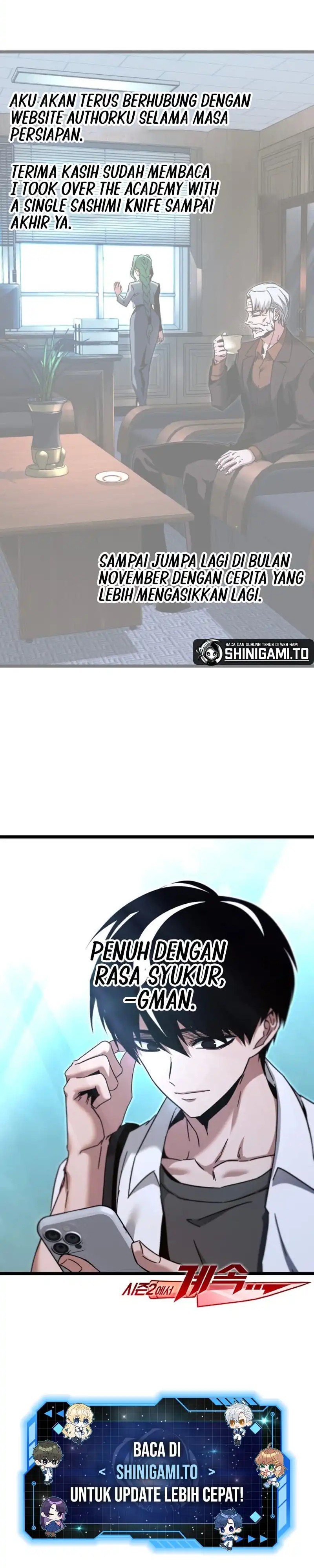 I Took over The Academy With a Single Sashimi Knife Chapter 49.6 Gambar 20