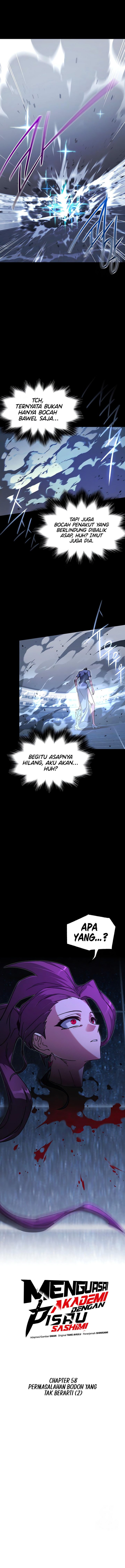 I Took over The Academy With a Single Sashimi Knife Chapter 58 Gambar 6