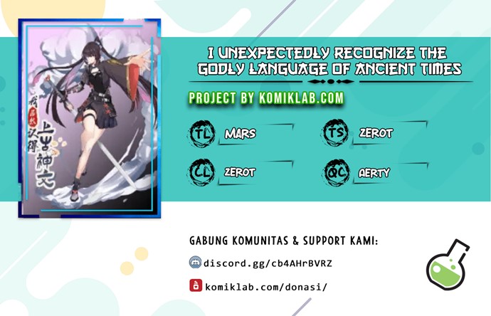I Unexpectedly Recognize the Godly Language of Ancient Times Chapter 06 Gambar 1