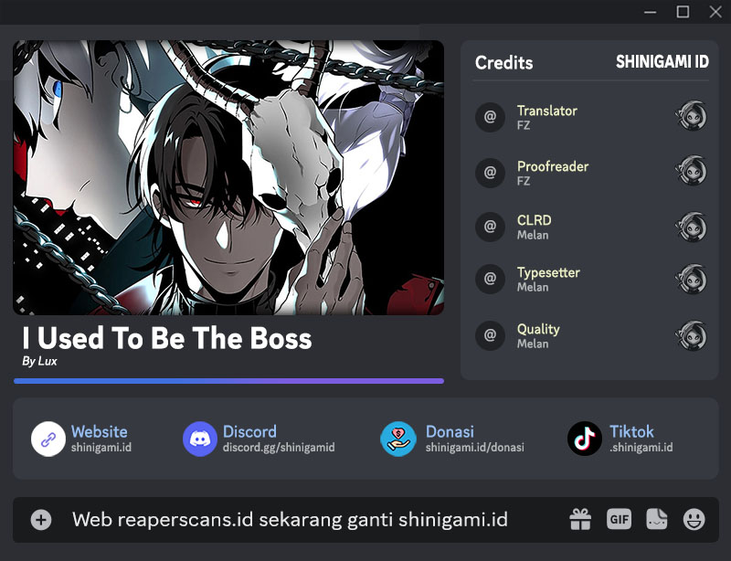 I Used to Be a Boss Chapter 20 Gambar 1