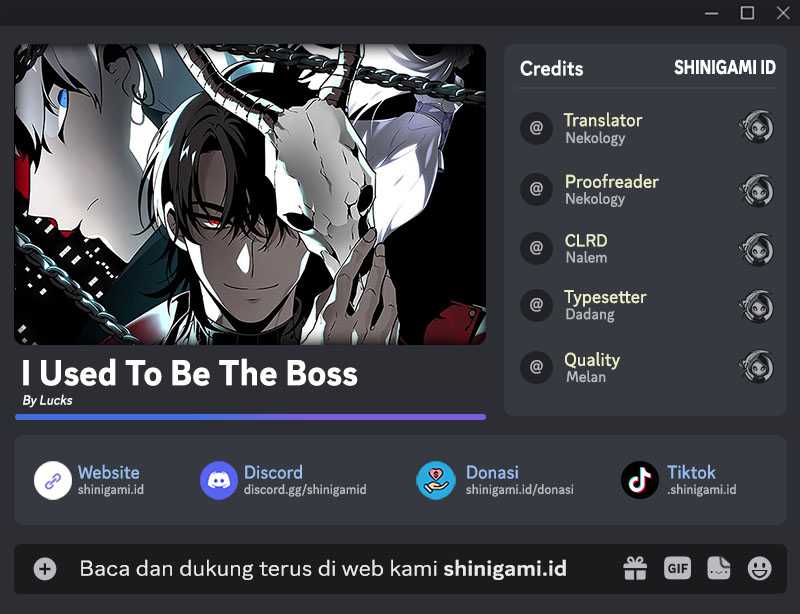 I Used to Be a Boss Chapter 21 Gambar 1