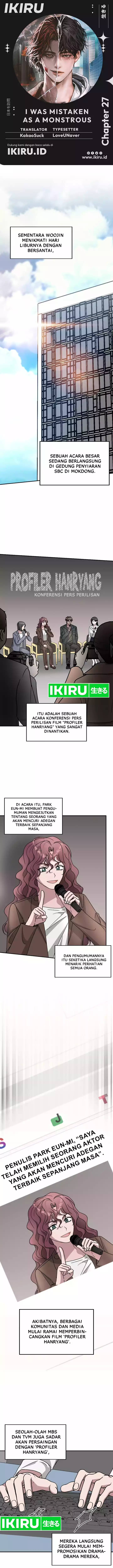 I Was Immediately Mistaken for a Monster Genius Actor Chapter 27 Gambar 1