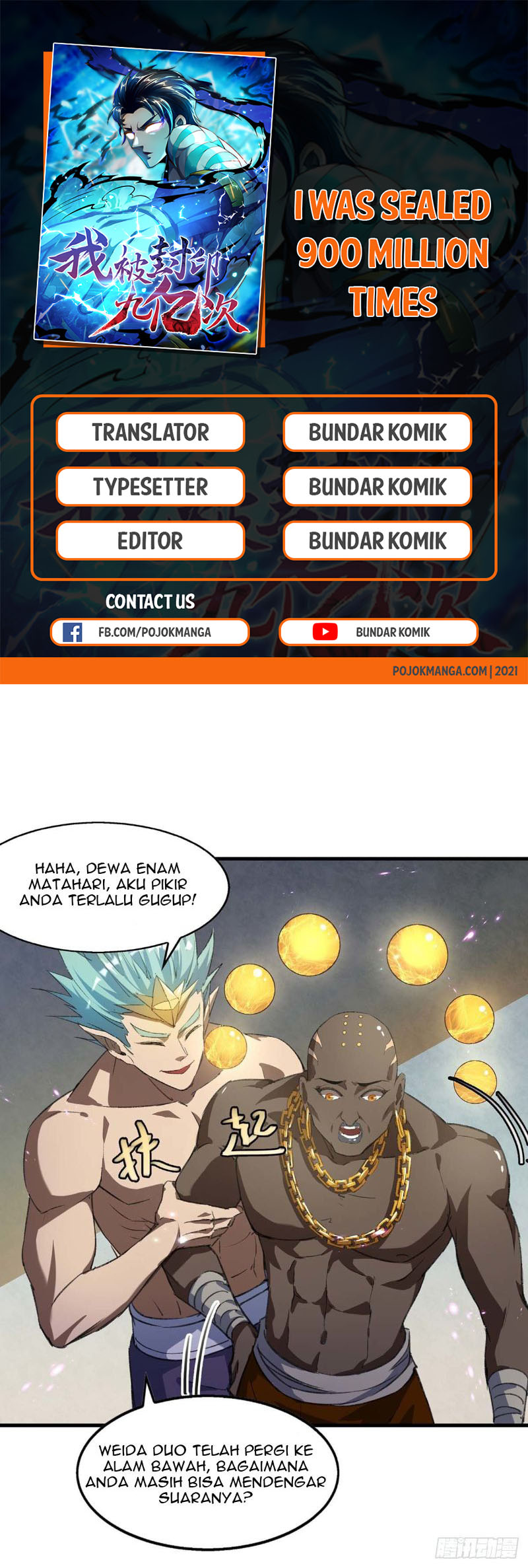 I Was Sealed 900 Million Times Chapter 11 Gambar 1