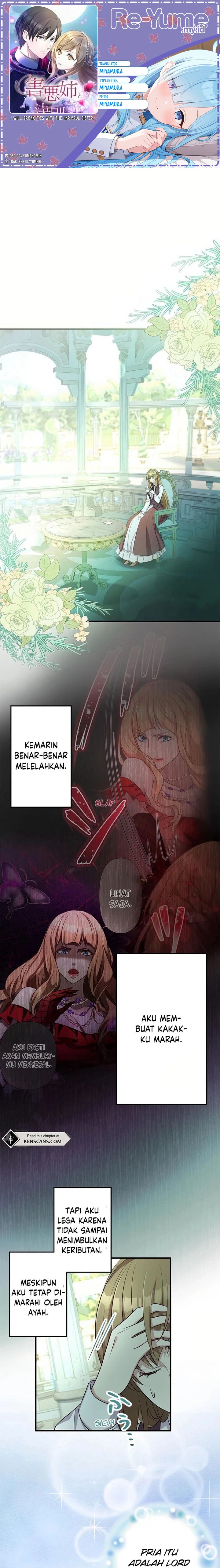 I Will Break Ties With the Harmful Sister Chapter 03 Gambar 1