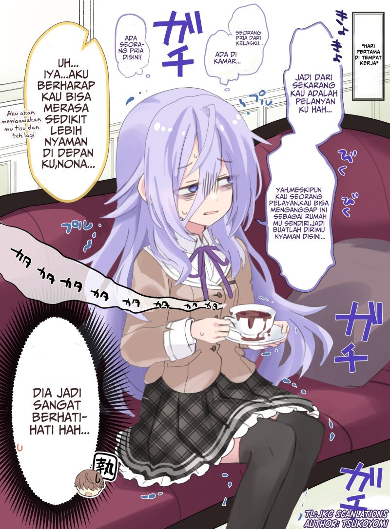 I became the butler of the gloomy young lady in my class. Chapter 02 Gambar 1