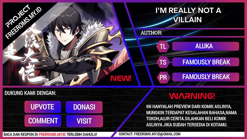 I’m Really Not The Villain Chapter 01 Gambar 1