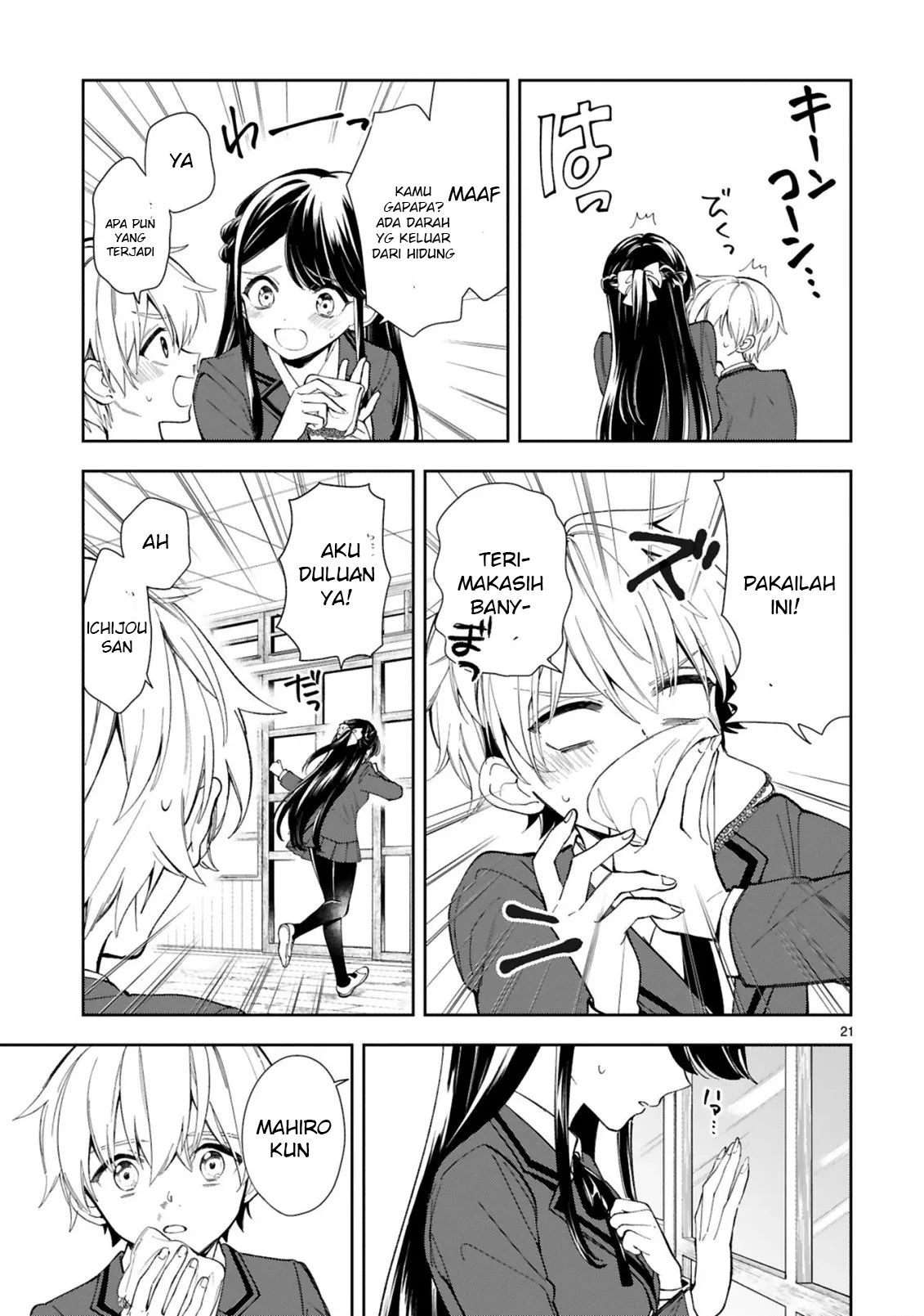 Ichijou-san wa Kao ni Deyasui Chapter 01 Gambar 23
