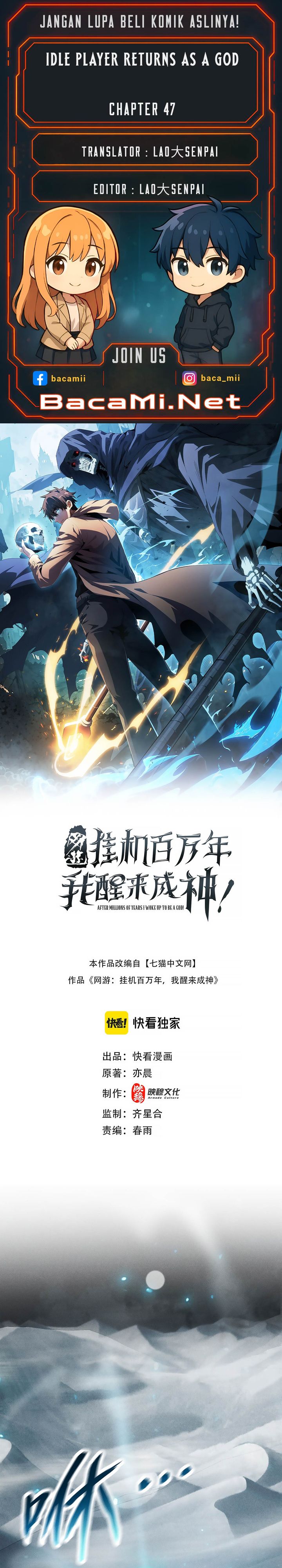 Idle Player Returns as a God (I Awoke as a God) Chapter 47 Gambar 1