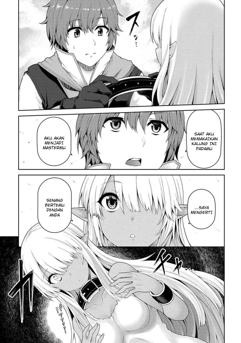 Ie ga Moete Jinsei Dou Demo Yoku Natta kara, Nokotta Nakenashi no Kin de Dark Elf no Dorei o Katta Chapter 01 Gambar 31