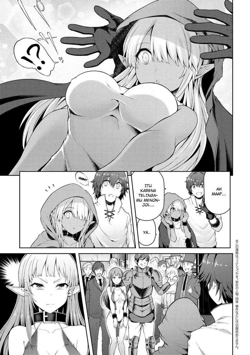Ie ga Moete Jinsei Dou Demo Yoku Natta kara, Nokotta Nakenashi no Kin de Dark Elf no Dorei o Katta Chapter 02.1 Gambar 2