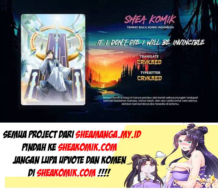 If I Don’t Die, I’ll Be Invincible Chapter 17 Gambar 1