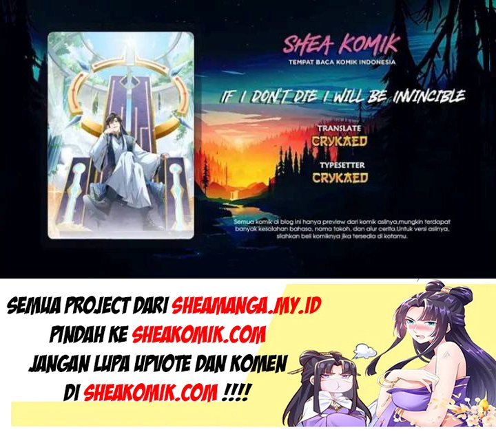 If I Don’t Die, I’ll Be Invincible Chapter 35 Gambar 1