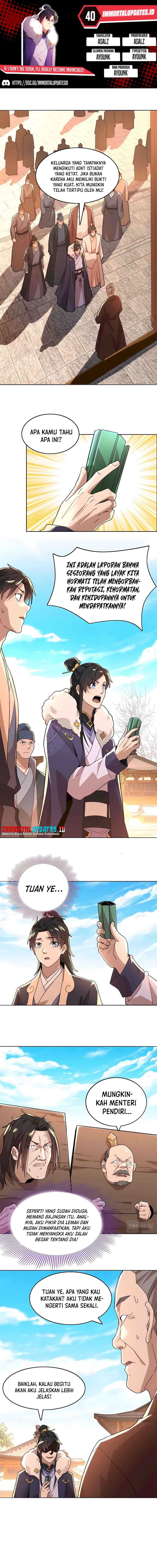 If I Don’t Die, I’ll Be Invincible Chapter 40 Gambar 1