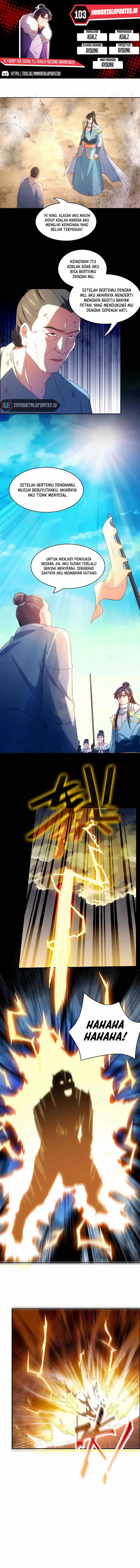 If I Don’t Die, I’ll Be Invincible Chapter 103 Gambar 1