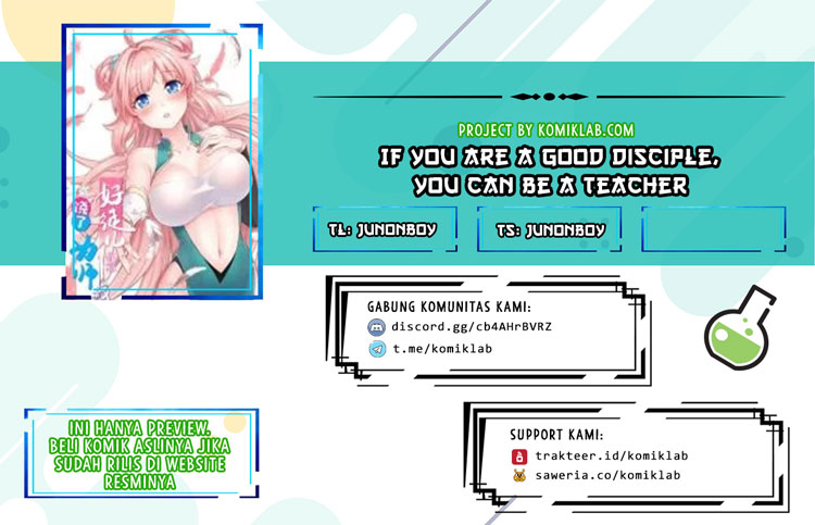 If You Are a Good Disciple, You Can Be a Teacher Chapter 09 Gambar 1