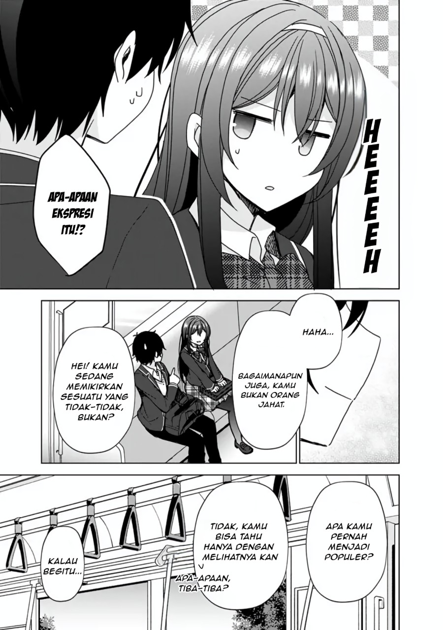 Iinazuke ga Dekita to Omottara, Sono Iinazuke ga Gakkou de Yuumei na “Akuyaku Reijou” Dattan dakedo, Dou Sureba Ii? Chapter 02.2 Gambar 4