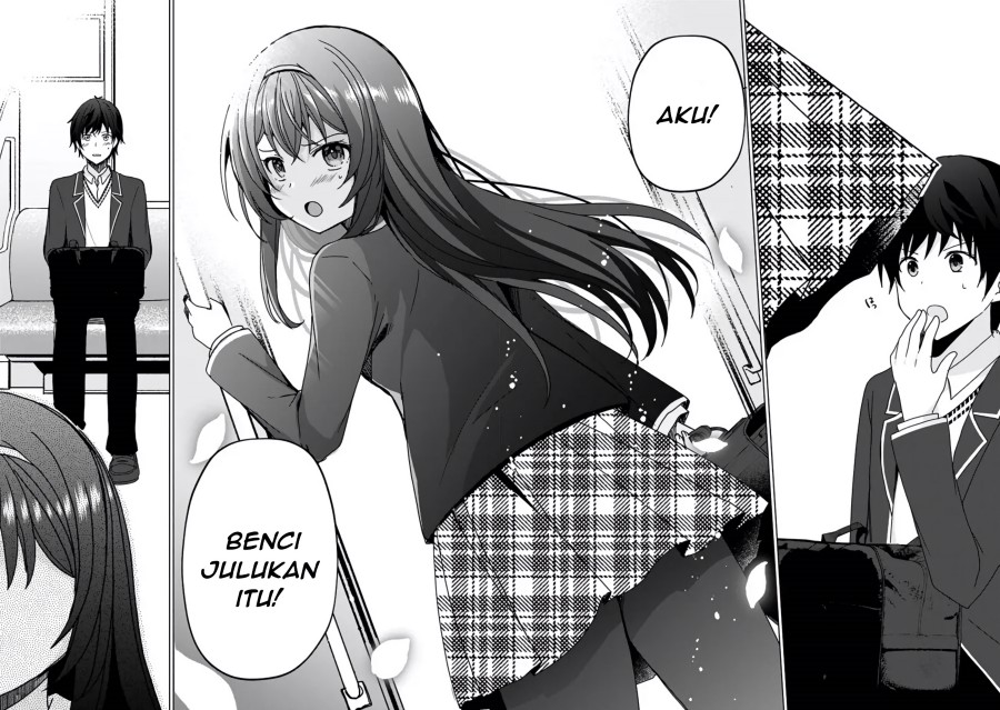 Iinazuke ga Dekita to Omottara, Sono Iinazuke ga Gakkou de Yuumei na “Akuyaku Reijou” Dattan dakedo, Dou Sureba Ii? Chapter 02.2 Gambar 7