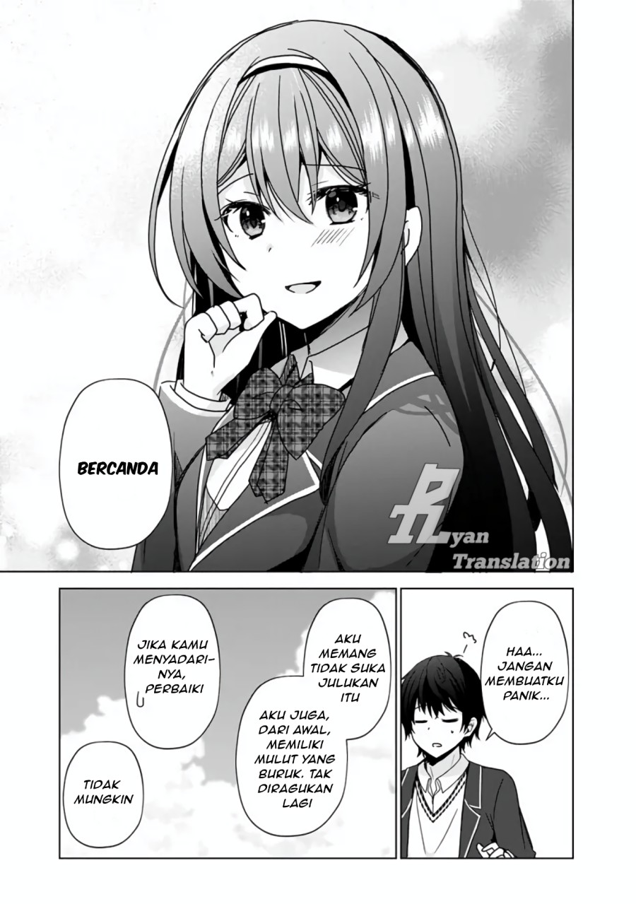 Iinazuke ga Dekita to Omottara, Sono Iinazuke ga Gakkou de Yuumei na “Akuyaku Reijou” Dattan dakedo, Dou Sureba Ii? Chapter 02.2 Gambar 9