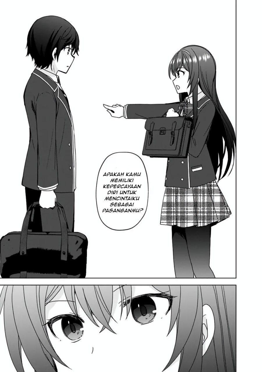 Iinazuke ga Dekita to Omottara, Sono Iinazuke ga Gakkou de Yuumei na “Akuyaku Reijou” Dattan dakedo, Dou Sureba Ii? Chapter 02.2 Gambar 11