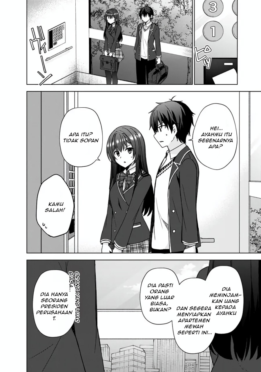 Iinazuke ga Dekita to Omottara, Sono Iinazuke ga Gakkou de Yuumei na “Akuyaku Reijou” Dattan dakedo, Dou Sureba Ii? Chapter 03.1 Gambar 3