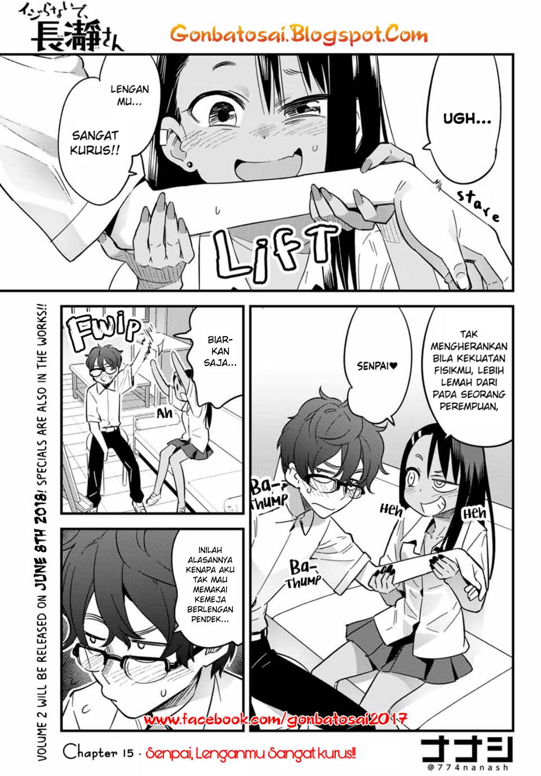 Ijiranaide, Nagatoro-san Chapter 15 Gambar 2