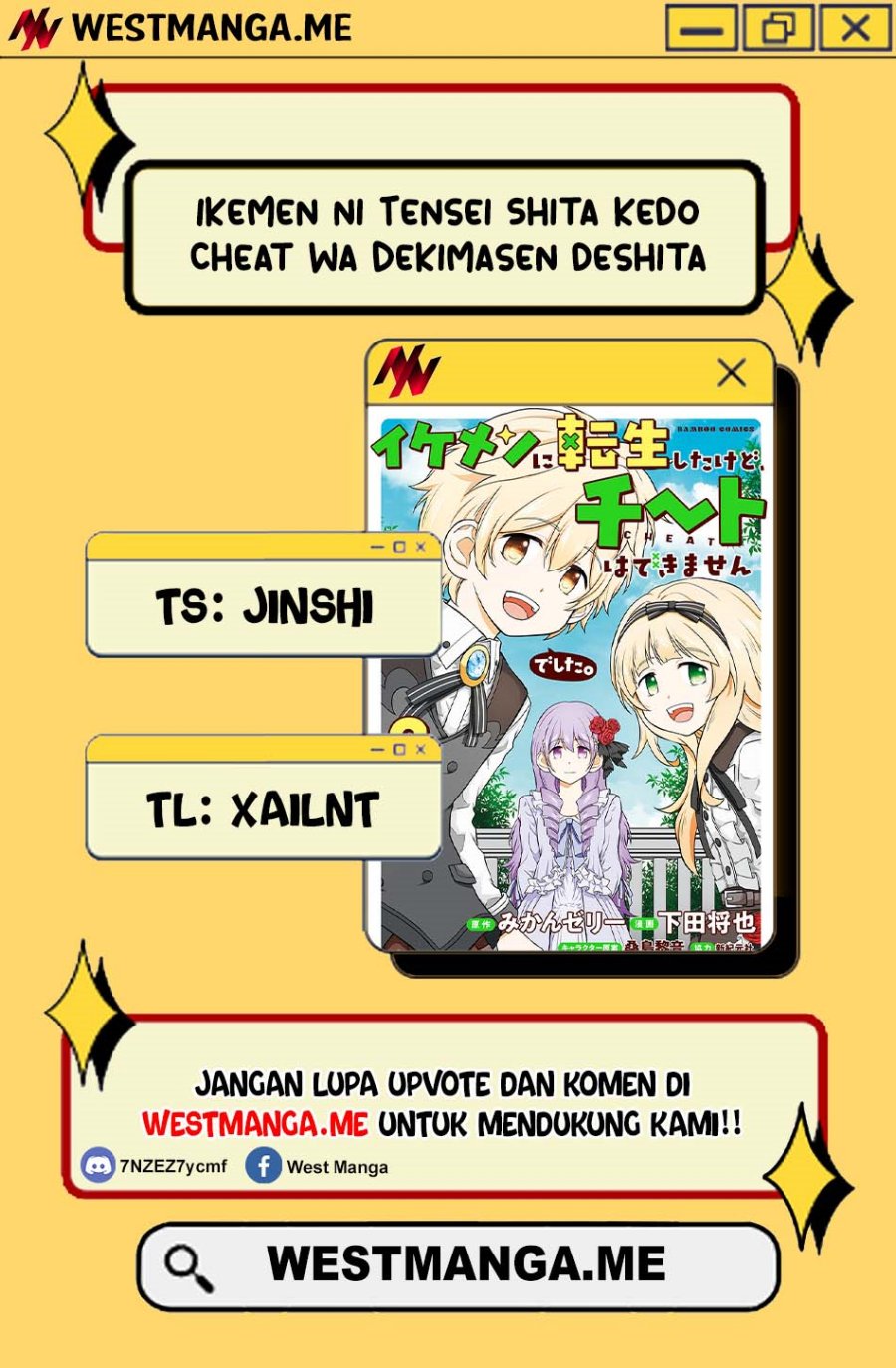 Ikemen ni Tensei Shita kedo Cheat wa Dekimasen Shita Chapter 07 Gambar 3