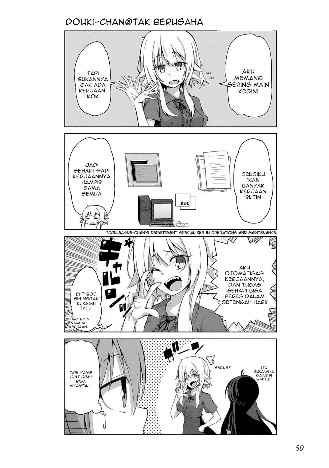 Ikinokore! Shachiku-chan Chapter 05 Gambar 9