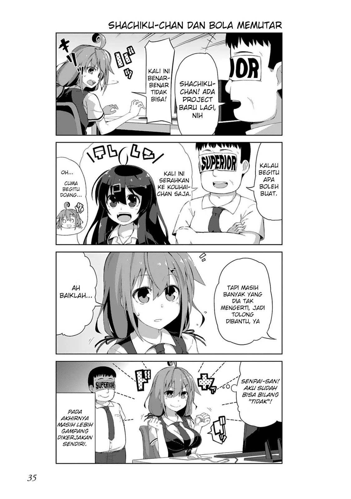 Ikinokore! Shachiku-chan Chapter 04 Gambar 4