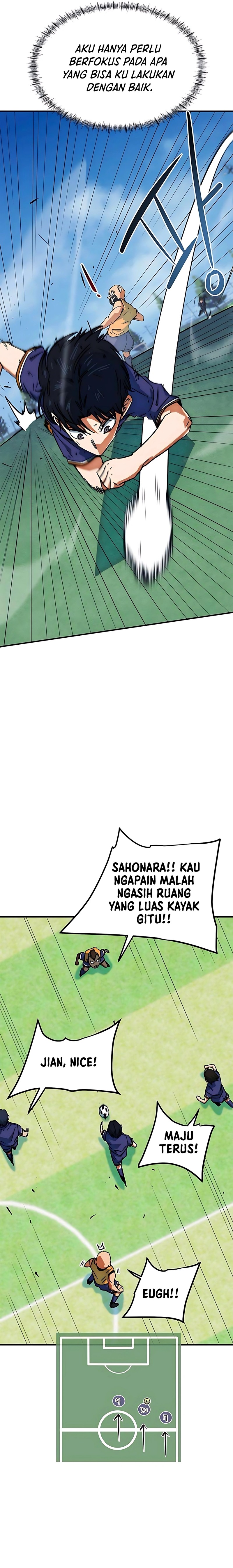 I’m Being Misunderstood as a Soccer Genius Chapter 33 Gambar 21