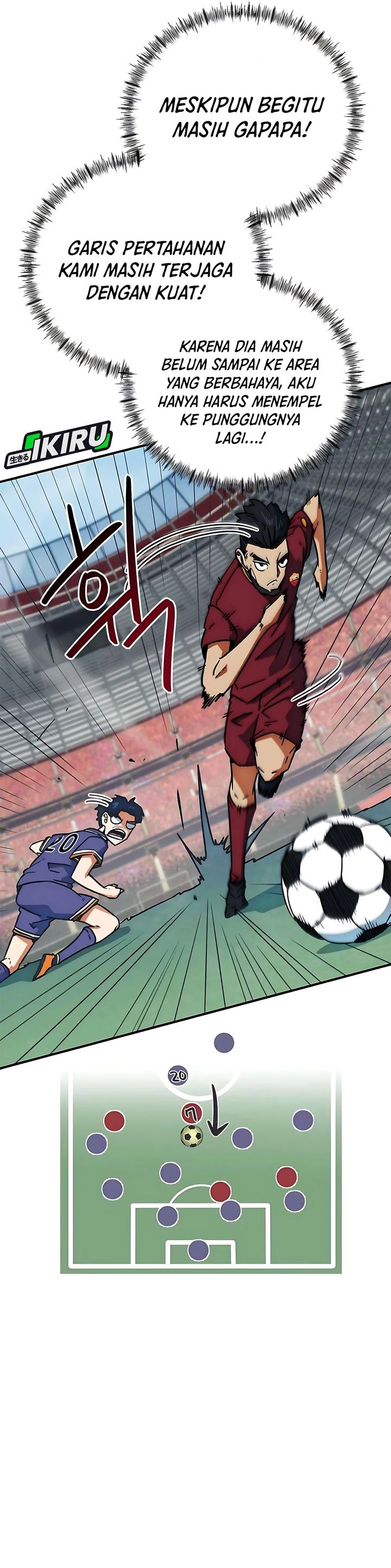 I’m Being Misunderstood as a Soccer Genius Chapter 36 Gambar 46