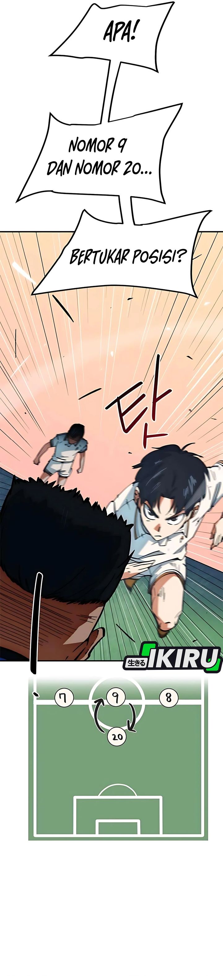 I’m Being Misunderstood as a Soccer Genius Chapter 43 Gambar 40