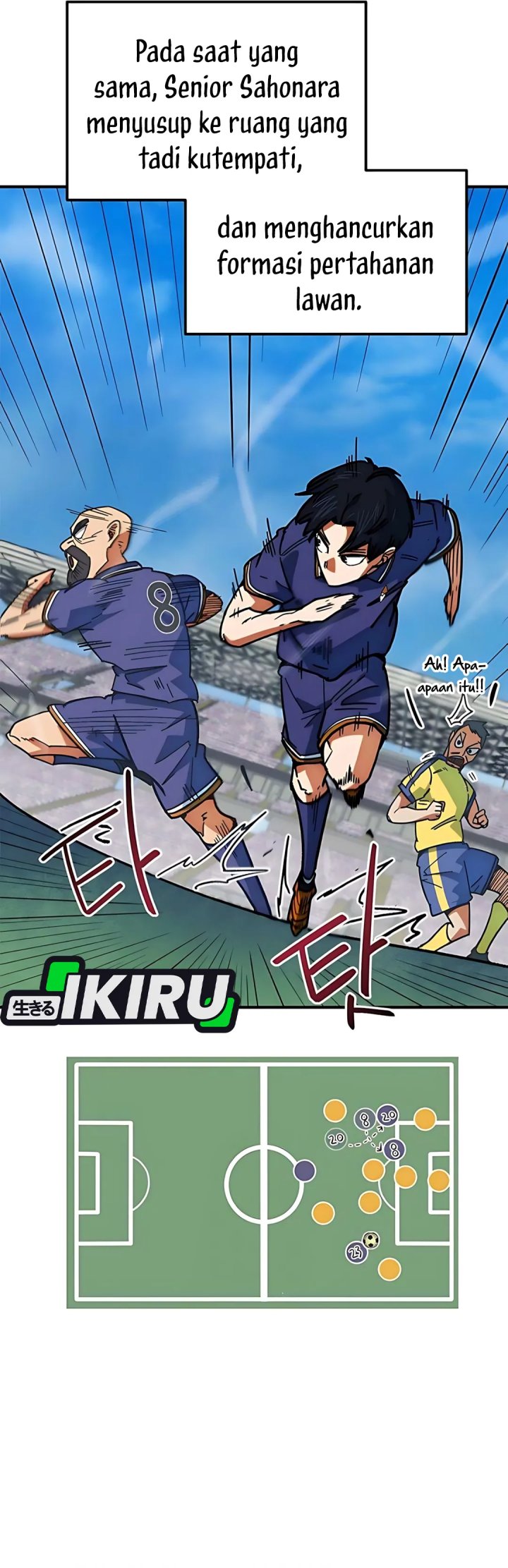 I’m Being Misunderstood as a Soccer Genius Chapter 48 Gambar 34