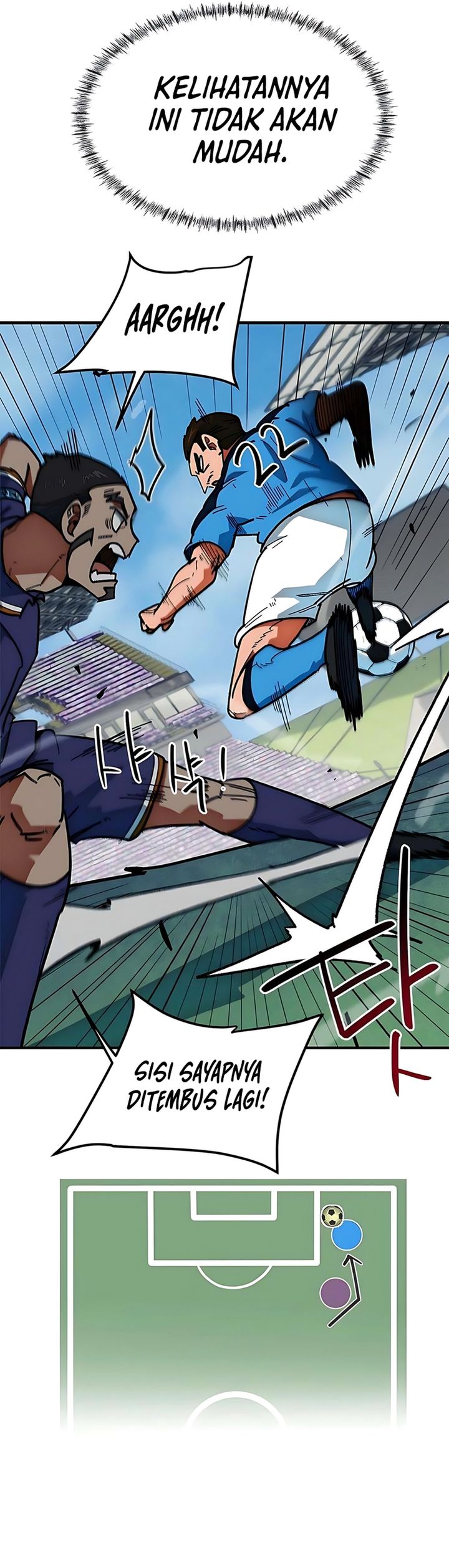 I’m Being Misunderstood as a Soccer Genius Chapter 58 Gambar 22