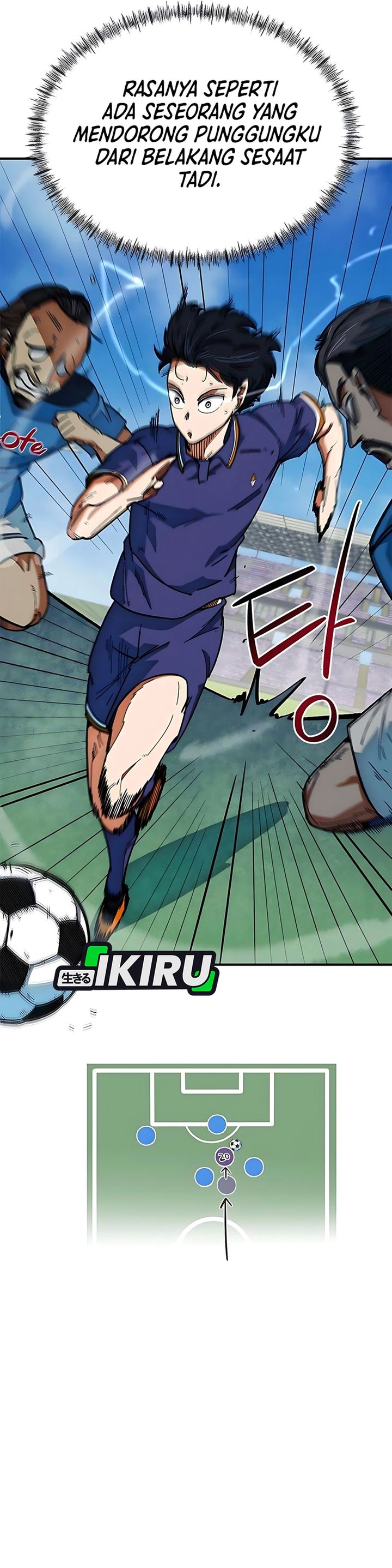 I’m Being Misunderstood as a Soccer Genius Chapter 58 Gambar 40