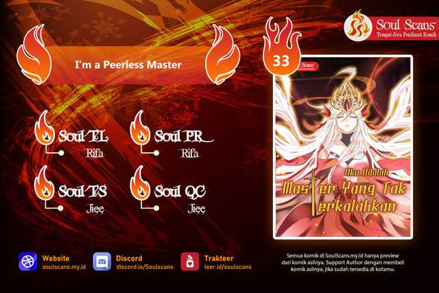 I’m A Peerless Master Chapter 33 Gambar 1