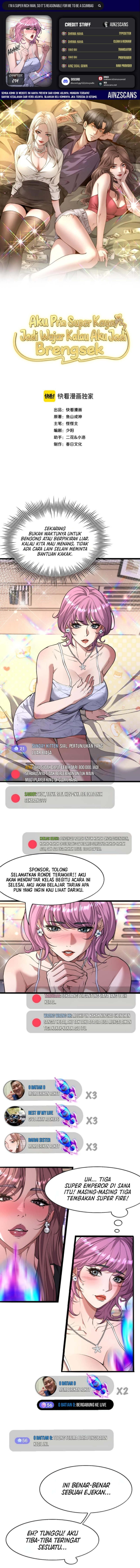 I’m a Super Rich Guy, So It’s Reasonable For Me to Be a Scumbag Chapter 14 Gambar 1