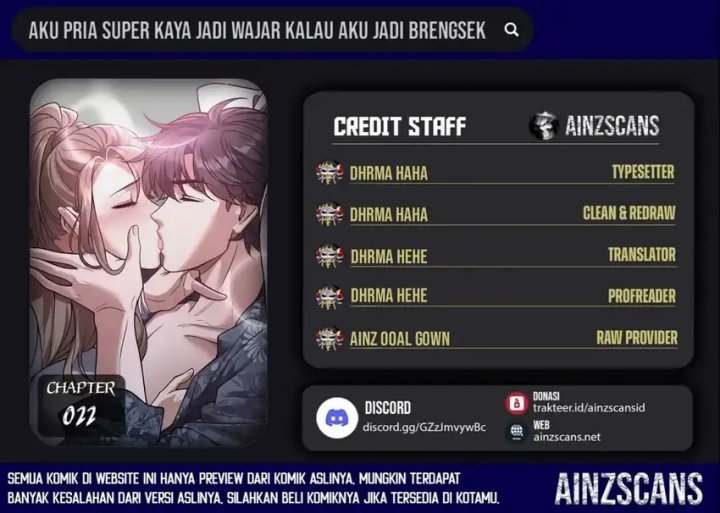 I’m a Super Rich Guy, So It’s Reasonable For Me to Be a Scumbag Chapter 22 Gambar 1