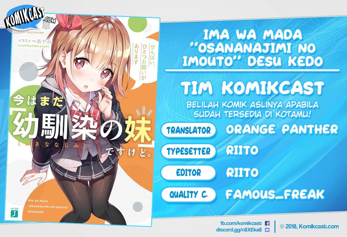 Ima wa Mada “Osananajimi no Imouto” Desu kedo. Chapter 02 Gambar 1