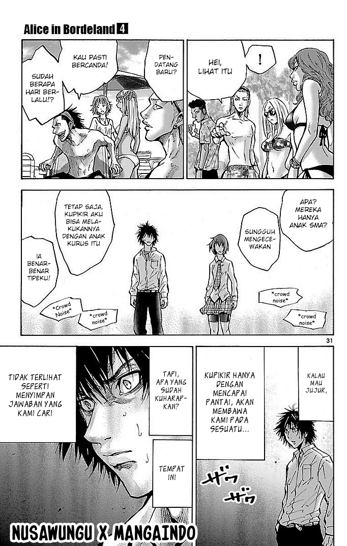 Imawa no Kuni no Alice (Alice in Borderland) Chapter 15 Gambar 33
