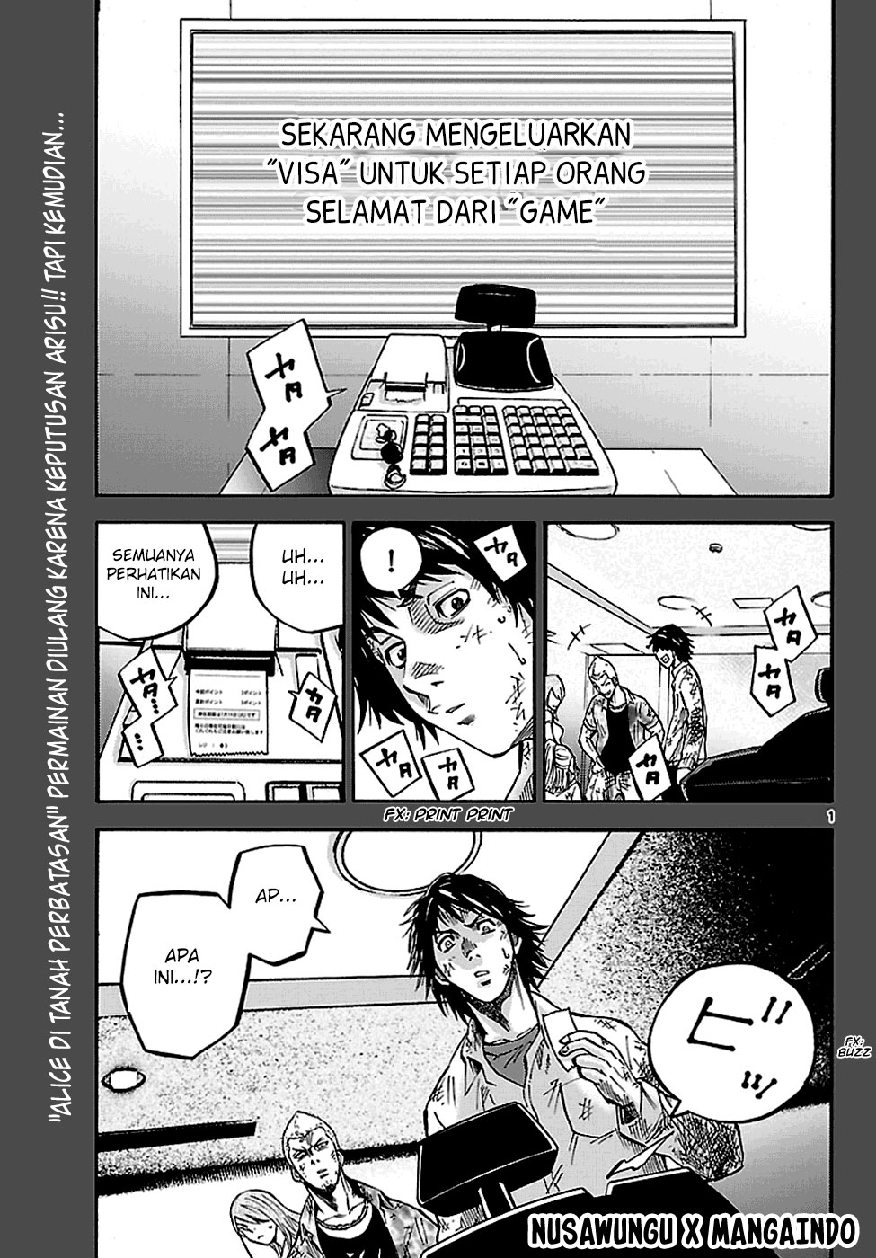 Imawa no Kuni no Alice (Alice in Borderland) Chapter 4 Gambar 2